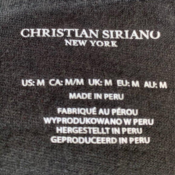 Christian Siriano graphic LOVE tee shirt top - Picture 6 of 7